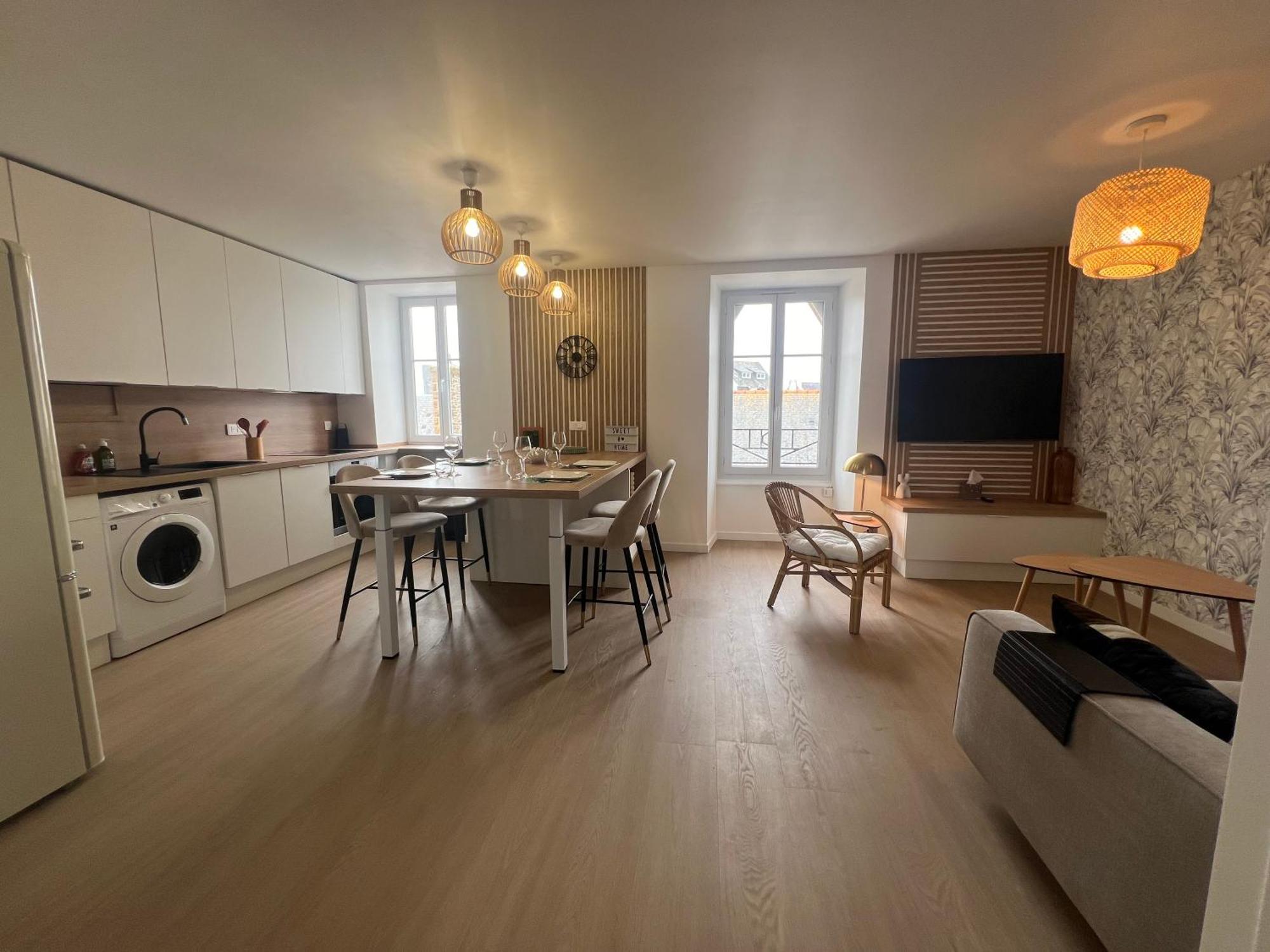 Le Macareux Appartement Perros-Guirec Buitenkant foto